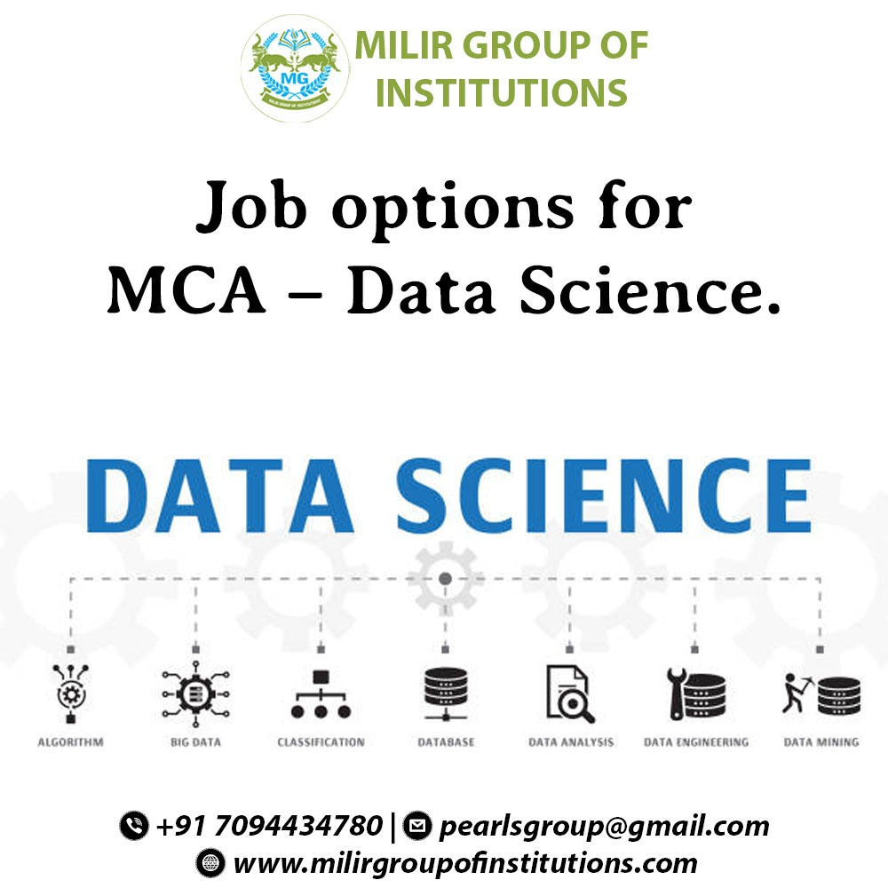 Job for MCA – Data Science